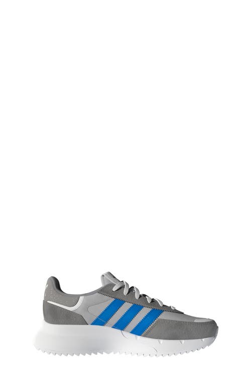 adidas Kids' Retropy F2 Sneaker in Grey/Blue Rush/White