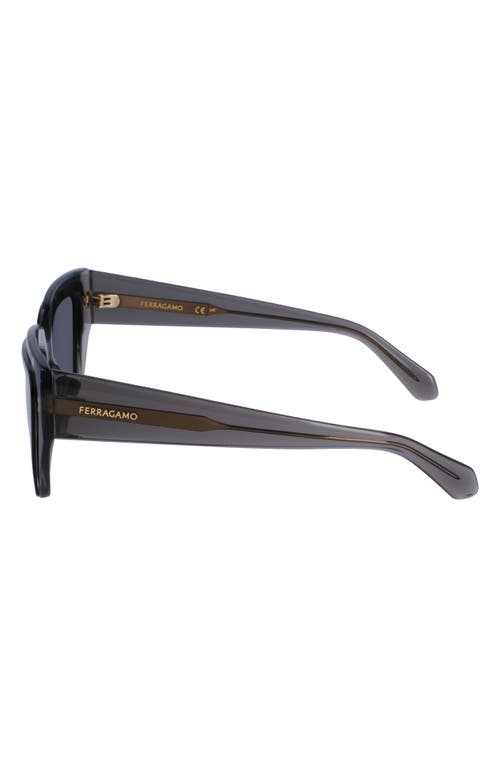 Ferragamo Eyewear Square Frame Sunglasses In Black
