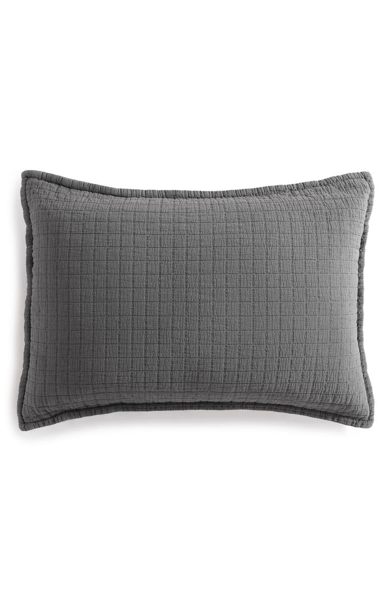 Calvin Klein Essential Washed Jacquard Pillow Sham Nordstrom