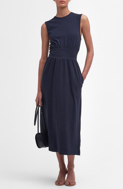 Barbour Maisie Midi Dress Navy at Nordstrom, Us