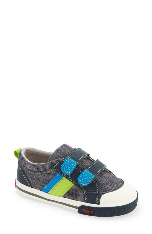 See Kai Run Kids' Russell Sneaker Gray/blue at Nordstrom, M