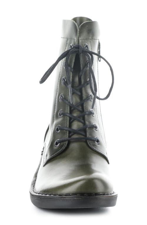 Shop Fly London Milu Lace-up Leather Boot In Diesel Rug