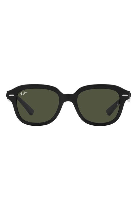 Ray-Ban Xan 134mm Wraparound Sunglasses in Green for Men