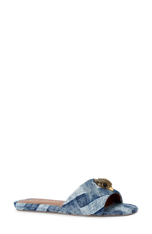 Shop Kurt Geiger London Kensington Slide Sandal In Navy