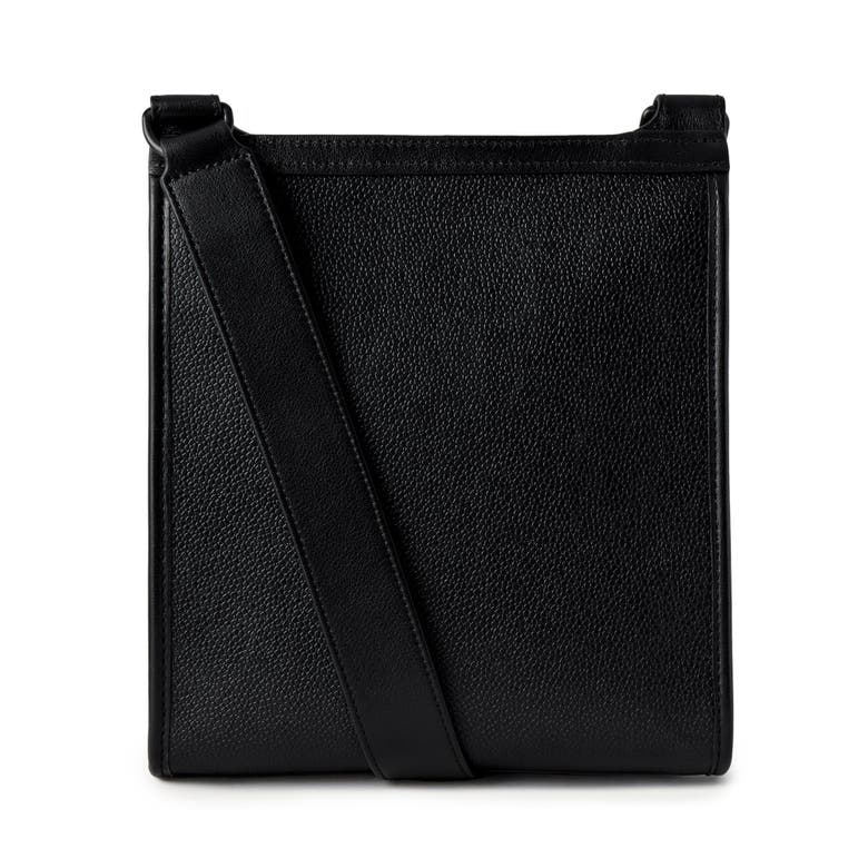 Shop Mulberry Antony Eco Scotchgrain Crossbody Bag In Black