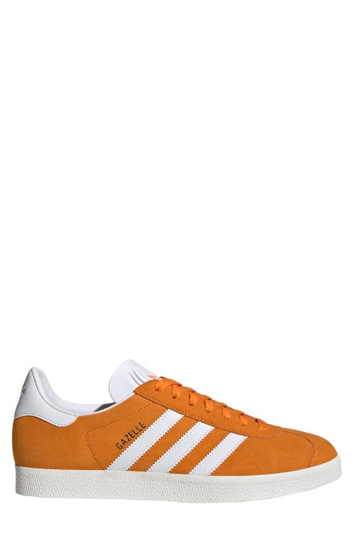 Shop Adidas Originals Adidas Gazelle Sneaker In Orange/white/white