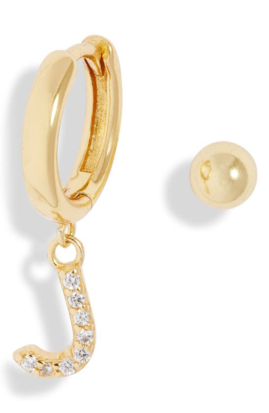 Argento Vivo Mismatched Hoop & Stud Earrings In Gold - J