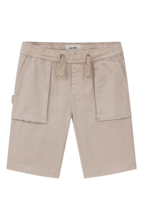 Shop Dl1961 Kids' Jackson Twill Carpenter Shorts In Brut