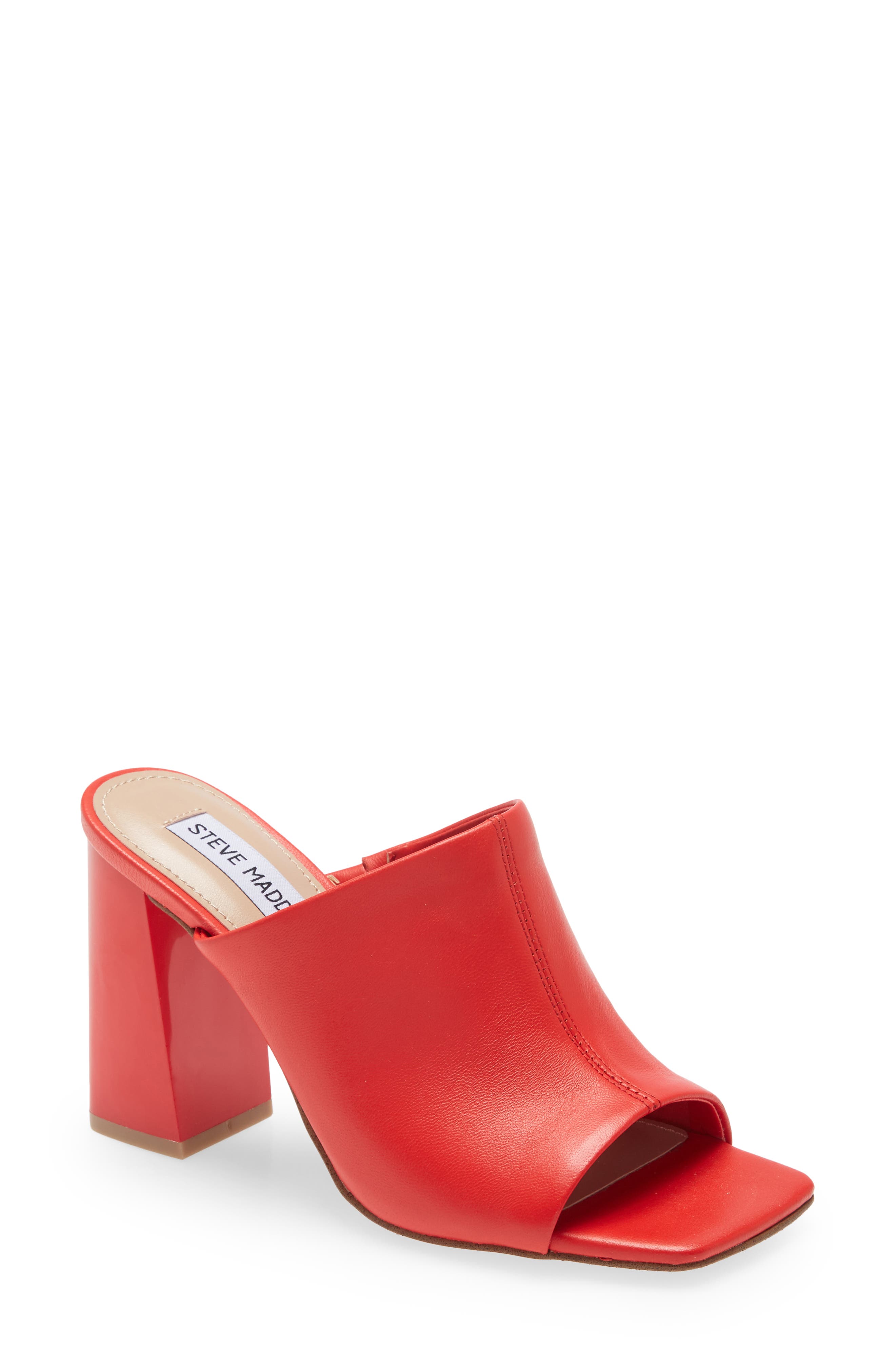 red block heel