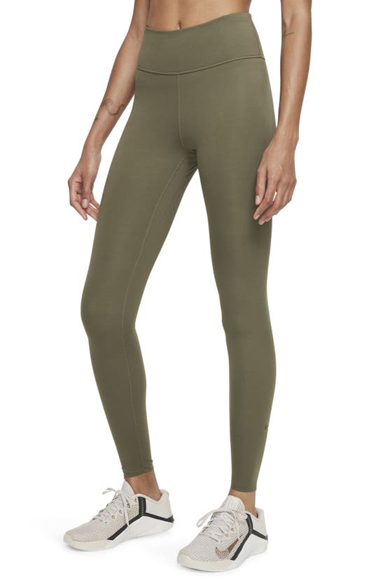 Nike Yoga Luxe Women's Infinalon Ribbed 7/8 Tights (light Thistle