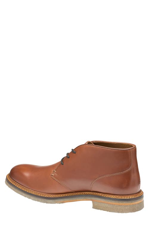 Johnston & Murphy Calder Chukka Boot In Mahogany Full Grain