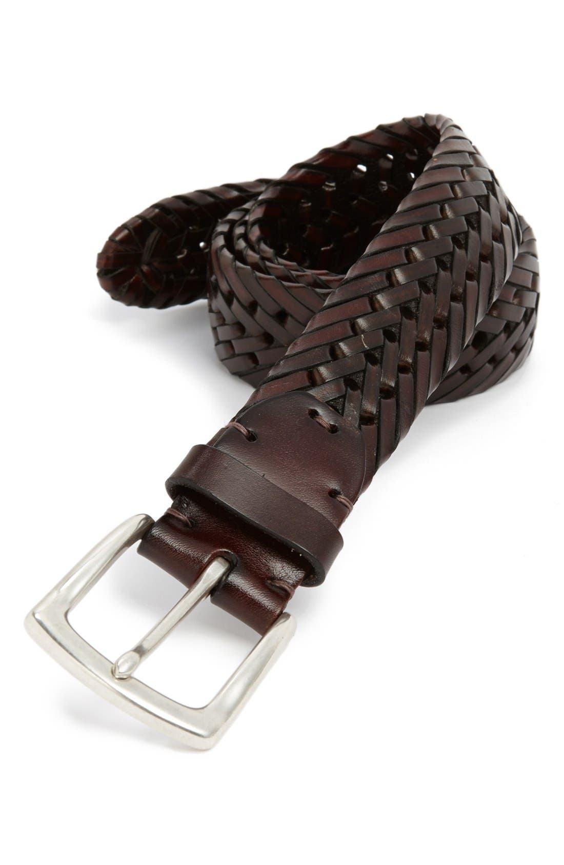 John W. Nordstrom® Woven Leather Belt Nordstrom
