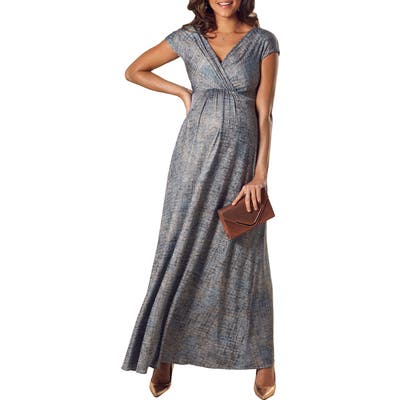 Tiffany Rose Francesca Maternity Gown, Blue