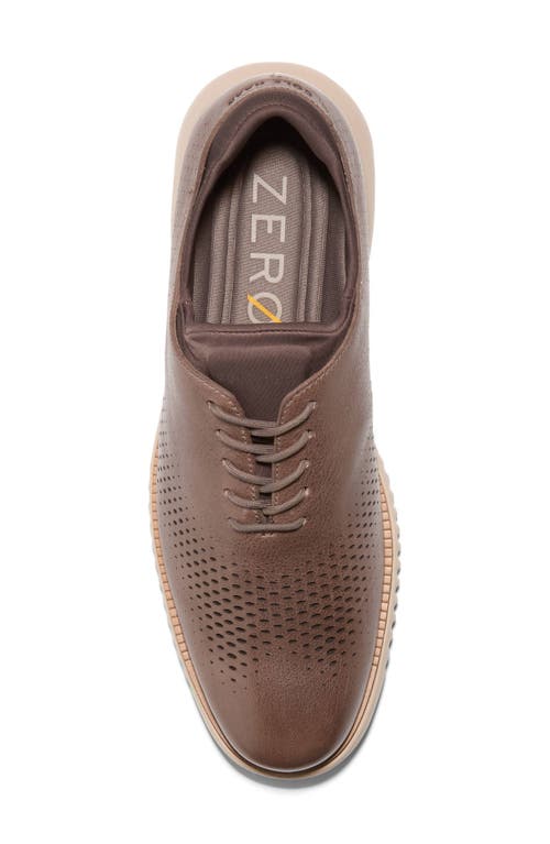 Shop Cole Haan 2.zerogrand Laser Wing Derby In Lava/madeira/oxford