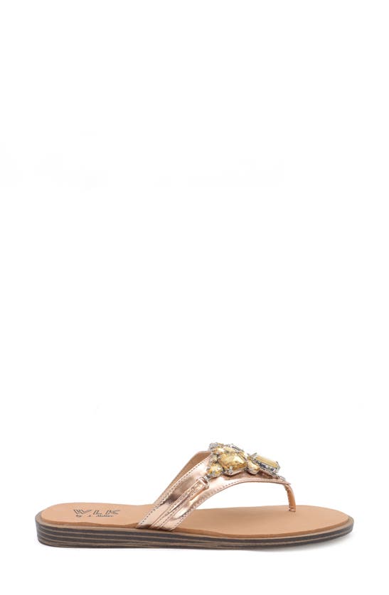 Wlk By S. Miller Myles Embellished Sandal In Gold