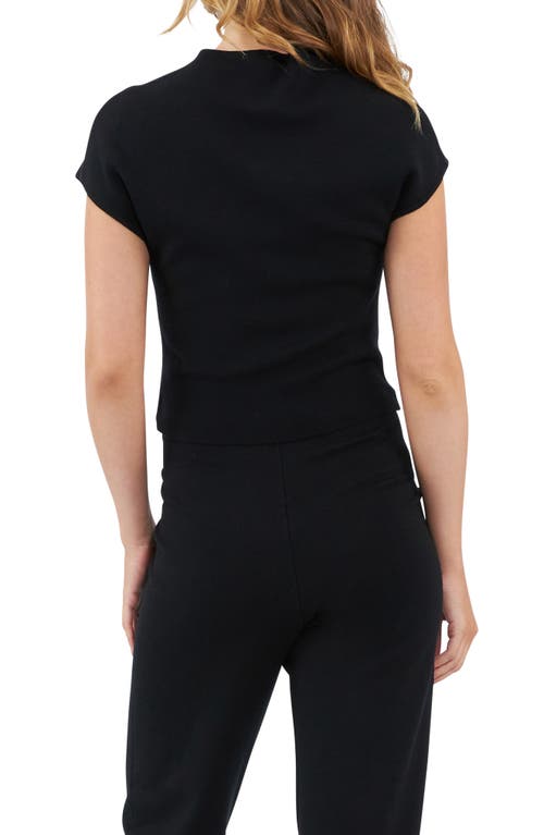 Shop Ripe Maternity Kira Knit Maternity/nursing Top In Black