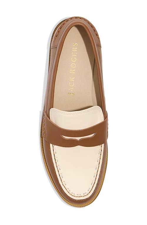 Shop Jack Rogers Tipson Penny Loafer In Brown