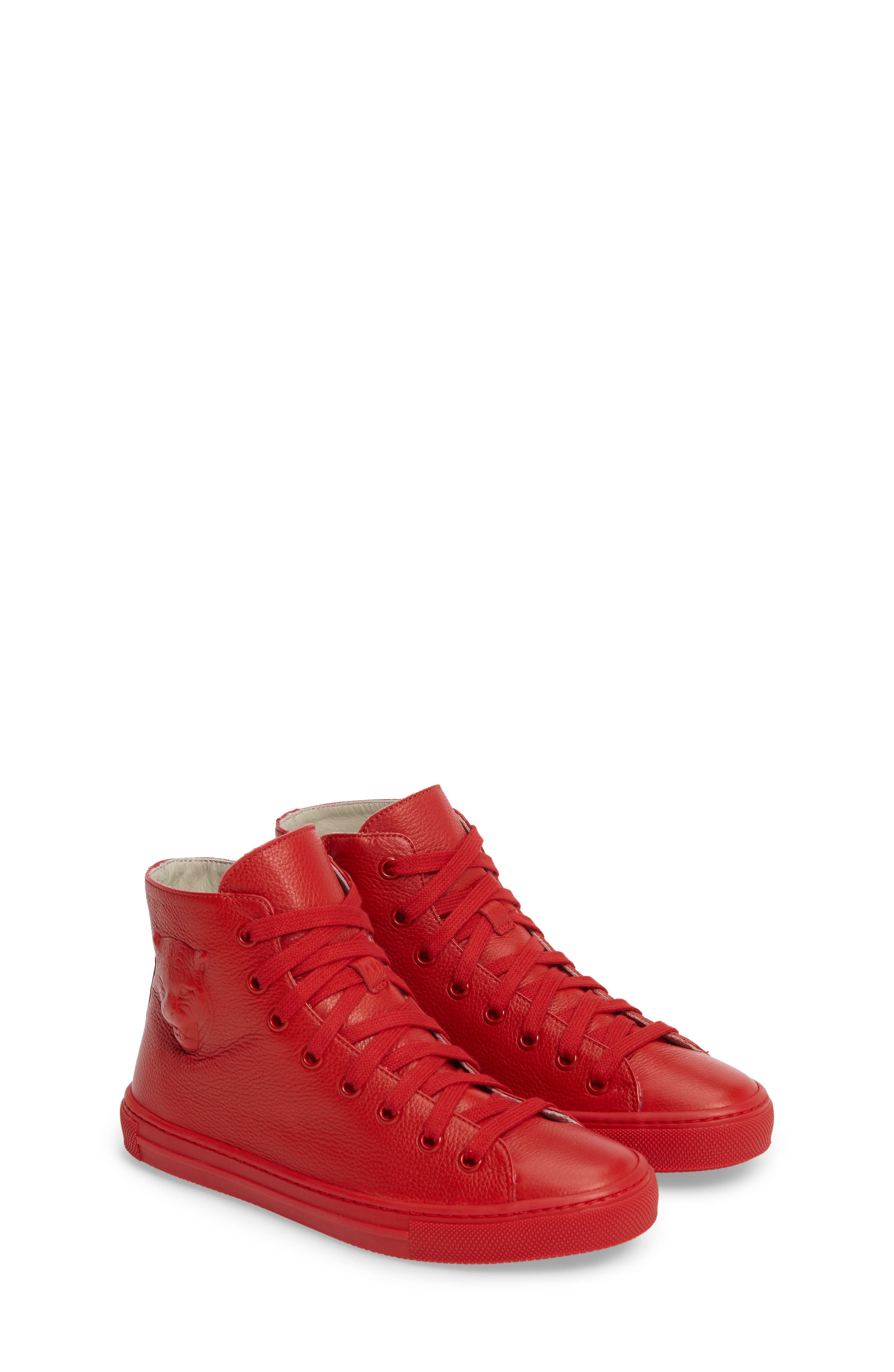 red high top gucci sneakers