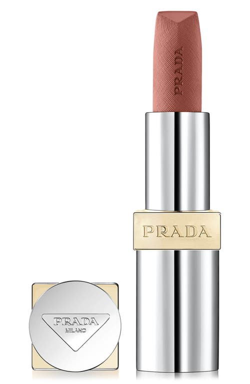 Prada Monochrome Hyper Matte Refillable Lipstick In B01 Argile - Beige Brown
