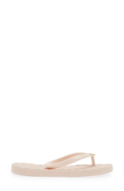 Shop Tory Burch Kira Flip Flop In Meadowsweet/gold