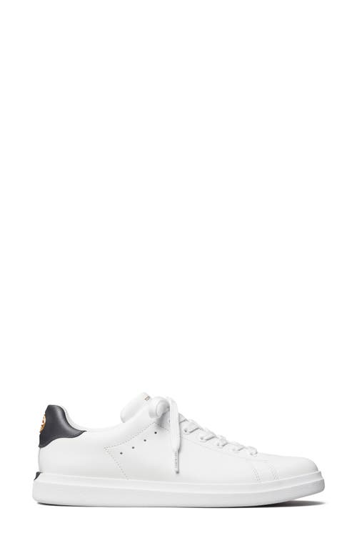 Tory Burch Women's Howell Lace Up Sneakers In Titanium White/tory Navy