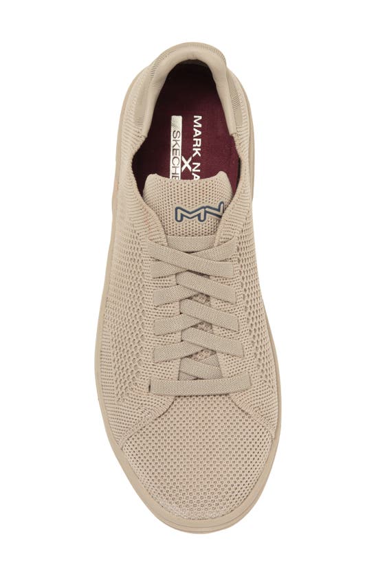 Shop Skechers Alpha Cup Brayden Lace-up Sneaker In Taupe