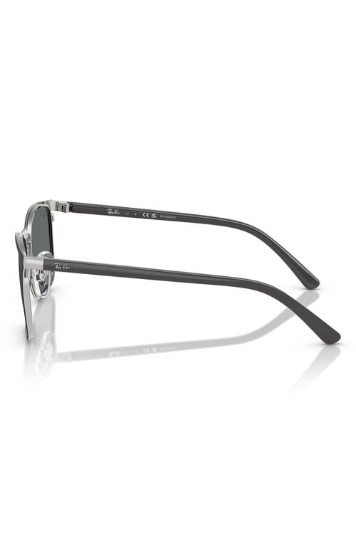 Ray Ban Ray-ban Kids' 48mm Square Sunglasses In Black Silver