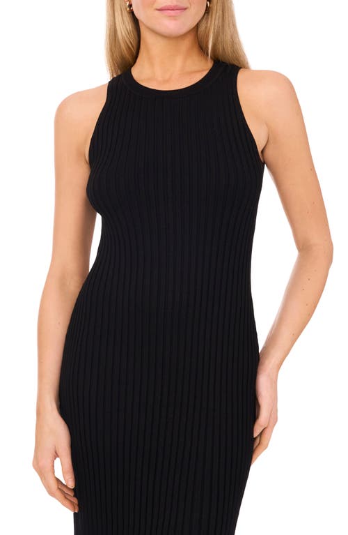 Shop Halogenr Halogen(r) Sleeveless Midi Sweater Dress In Rich Black