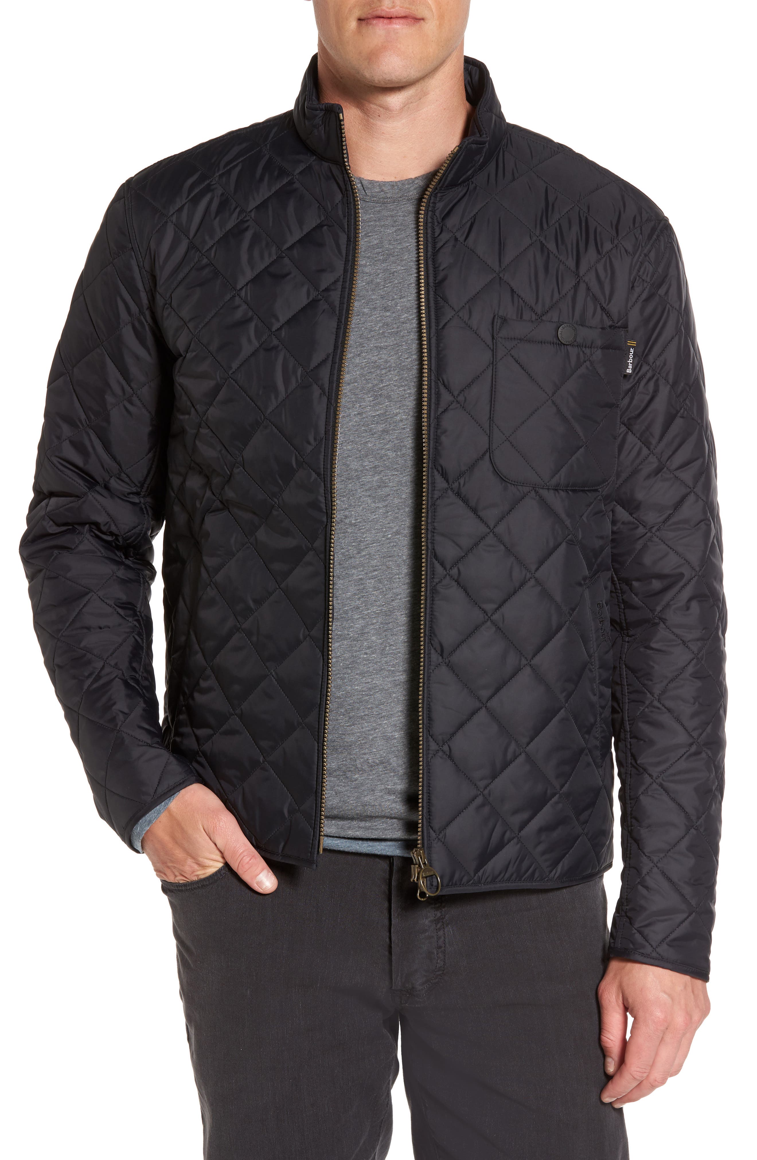 Barbour 'Axle' Slim Fit Diamond Quilted 