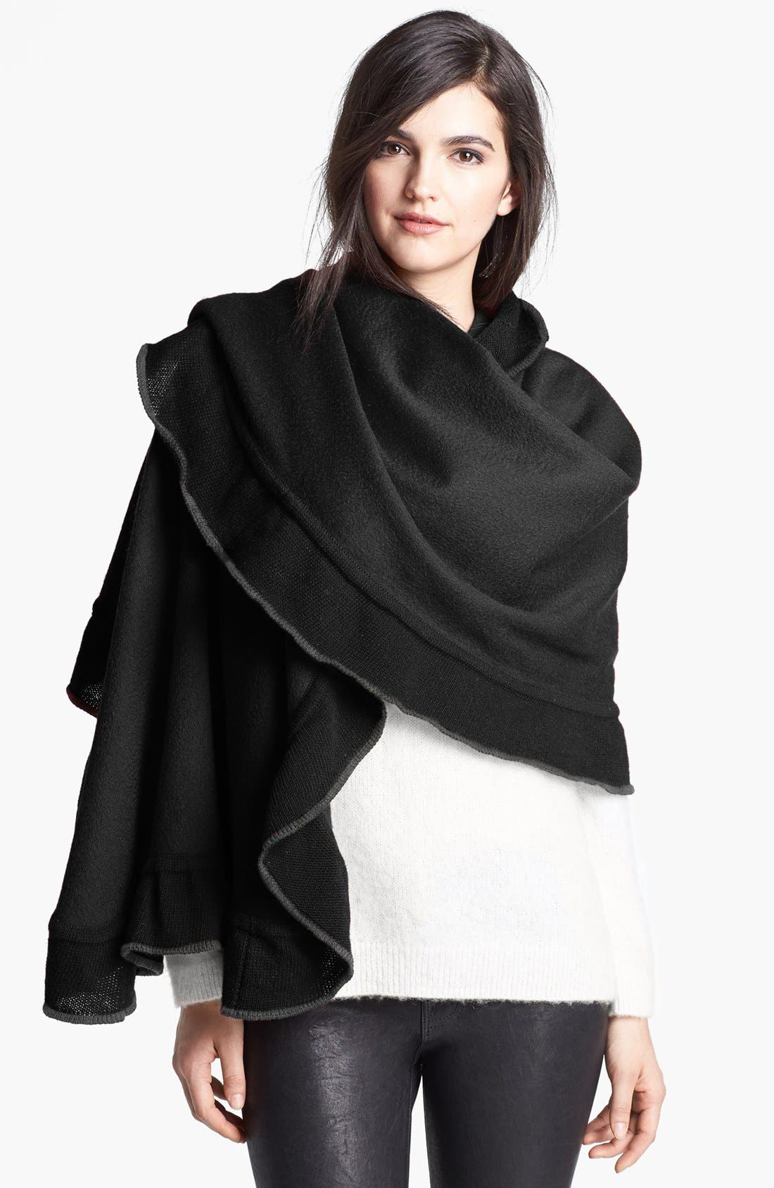 Nordstrom Knit Ruffle Wrap Nordstrom