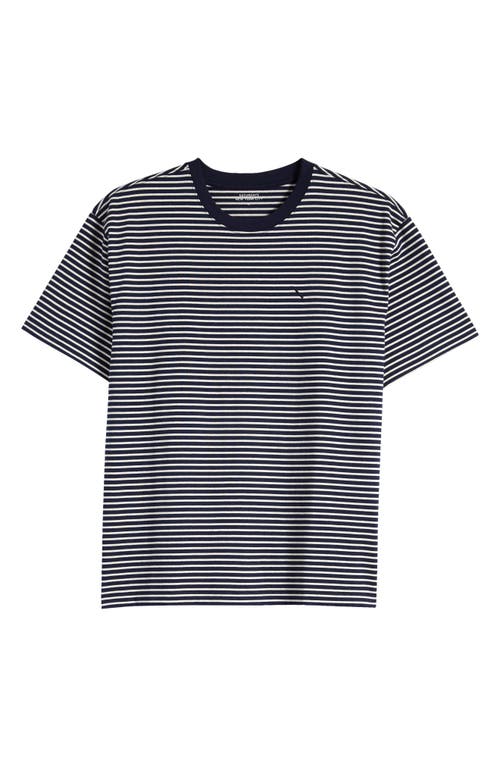 Saturdays Surf Nyc Saturdays Nyc Relaxed Stripe Ringer T-shirt In Gray