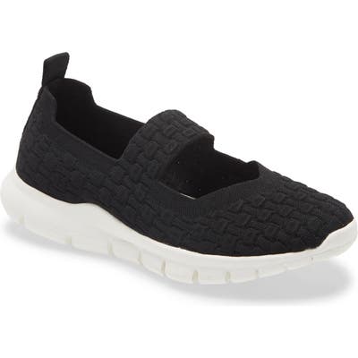 Bernie Mev. Charm Mary Jane Flat, Black