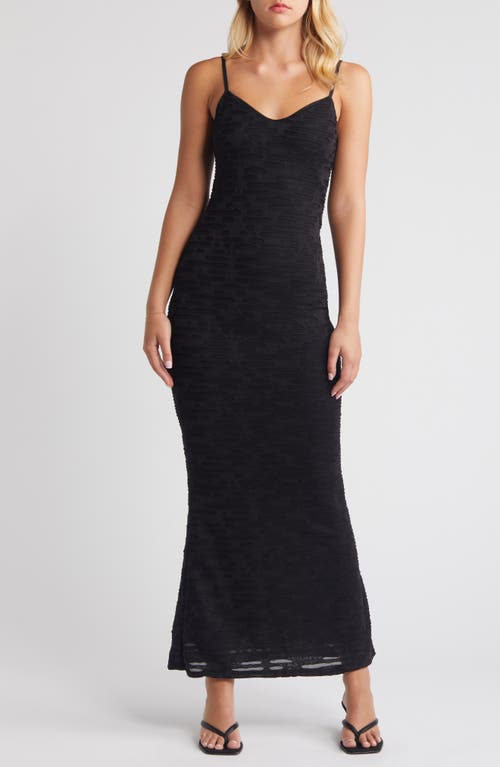 SOMETHING NEW Sandra Maxi Dress Black at Nordstrom,