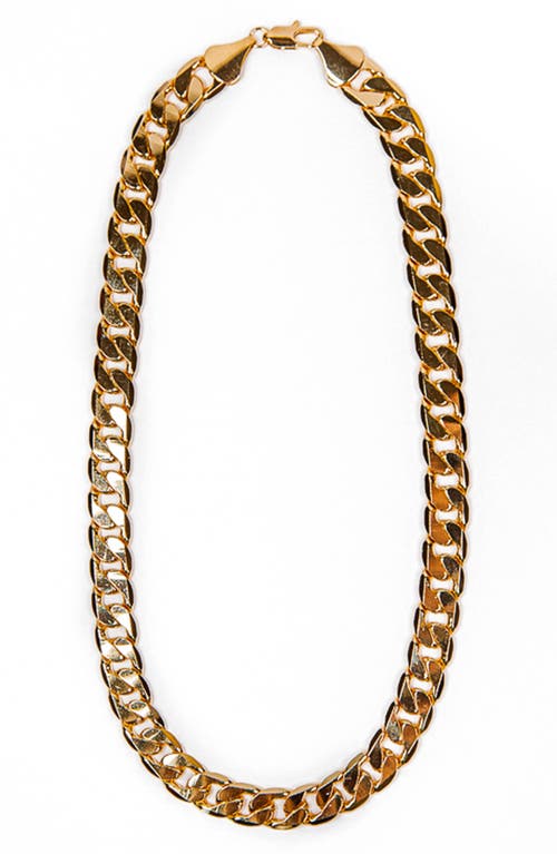 Amber Chain Necklace in Gold