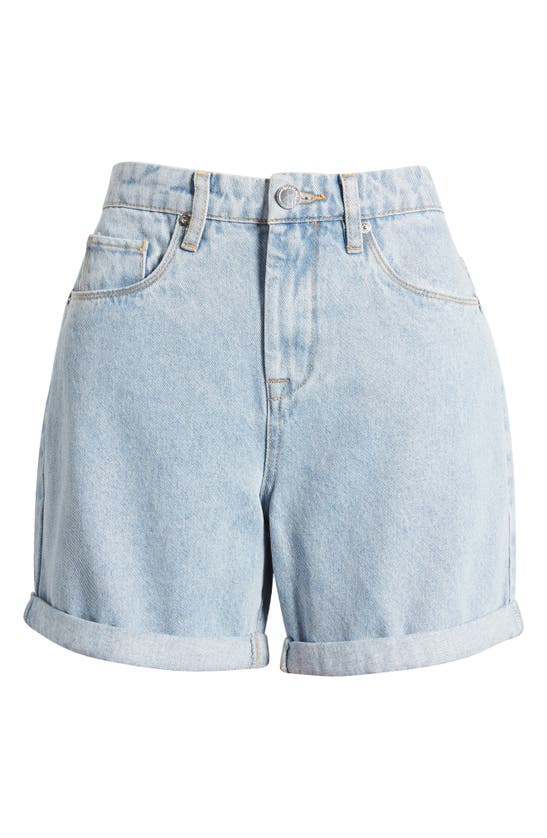 Shop Blanknyc Perry High Waist Denim Mom Shorts In Close To You