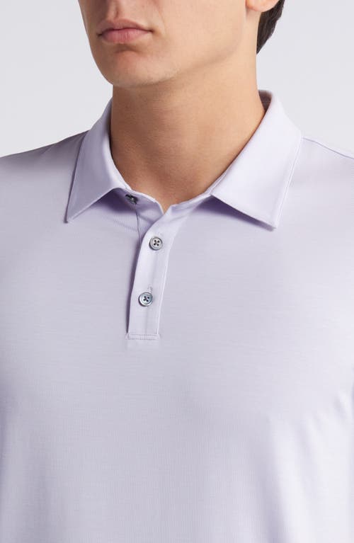 Shop Theory Noran Polo In Soft Iris