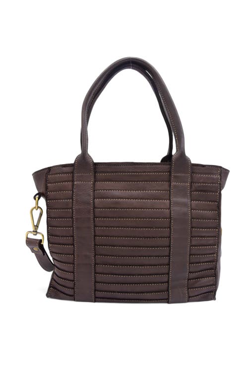 Bolsa Nova Milan Tote In Chocolate