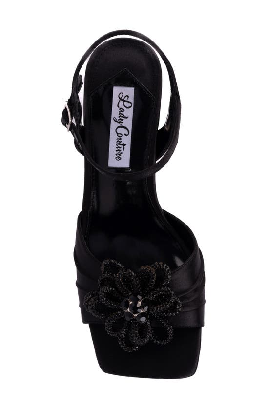 Lady Couture Women's Lilly Embellished Stiletto Sandals In Black