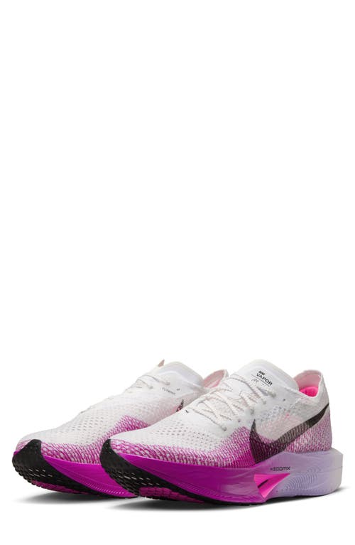 Shop Nike Vaporfly 3 Racing Shoe In White/vivid Purple/black