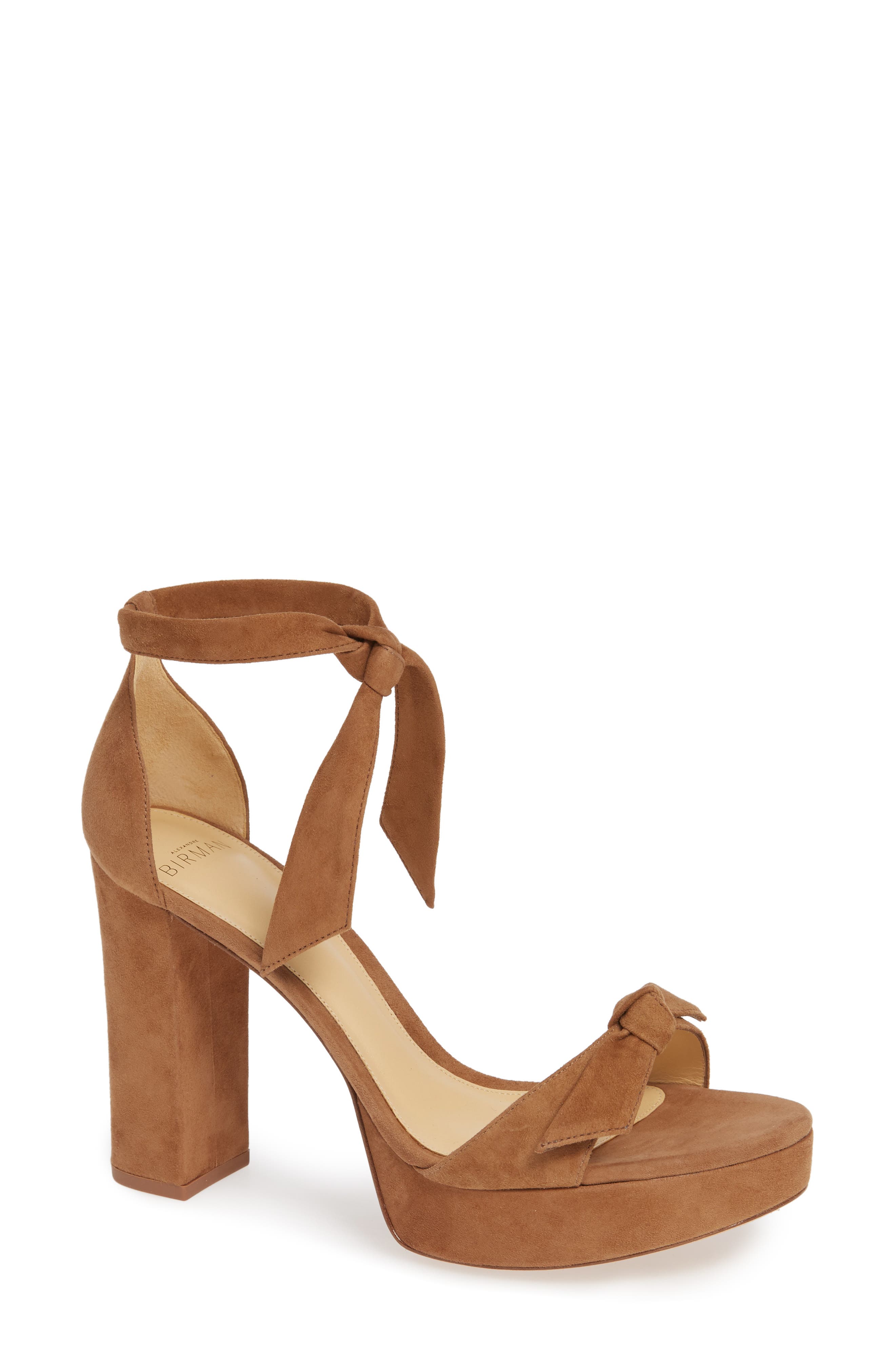 Alexandre Birman Mabeleh Platform Sandal- Beige