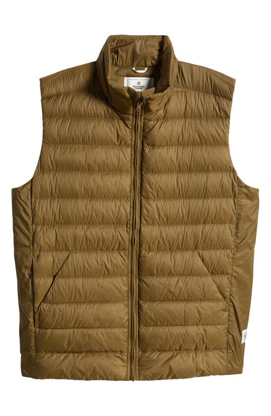 Shop Reigning Champ Lightweight Taffeta Vest In Olive