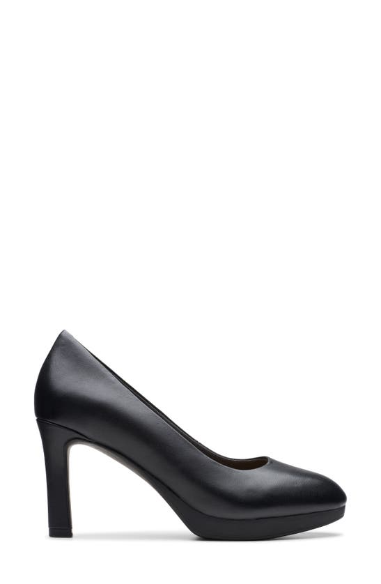 Shop Clarks Ambyr Braley Pump In Black Leather