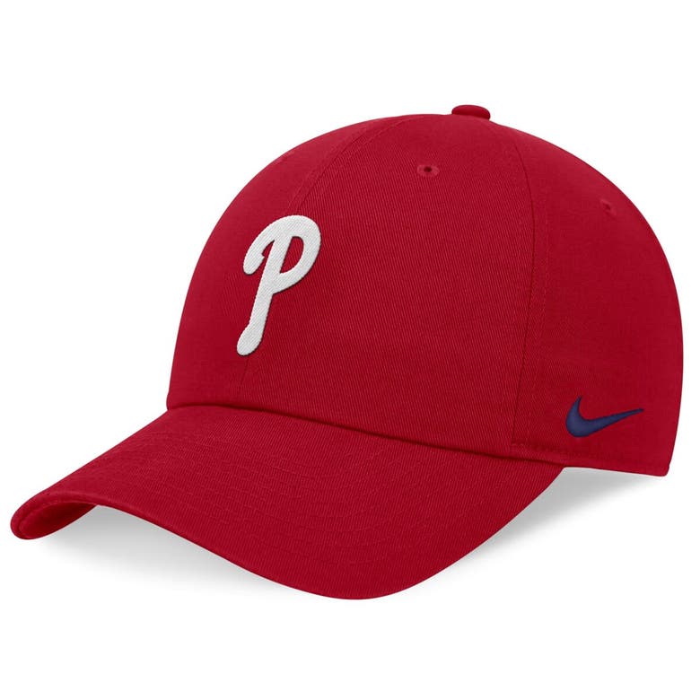 Shop Nike Red Philadelphia Phillies Evergreen Club Adjustable Hat