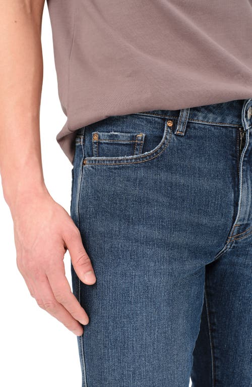 Warp & Weft Warp+weft Ams Slim Fit Jeans In Blue Slate