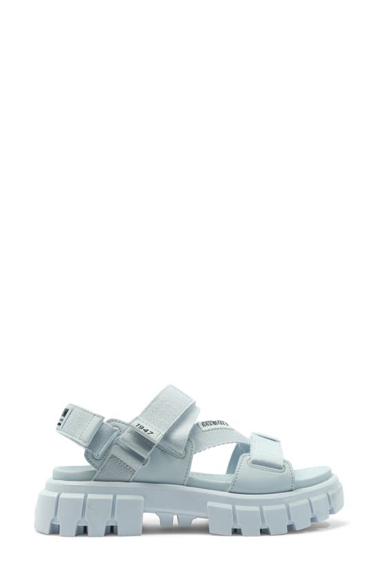 Palladium Revolt Mono Platform Sandal In Blue Art
