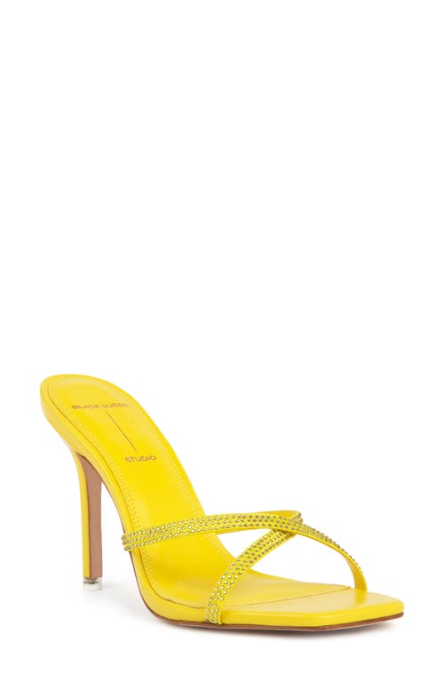 Arielle Sandal in Lemon Yellow Nappa