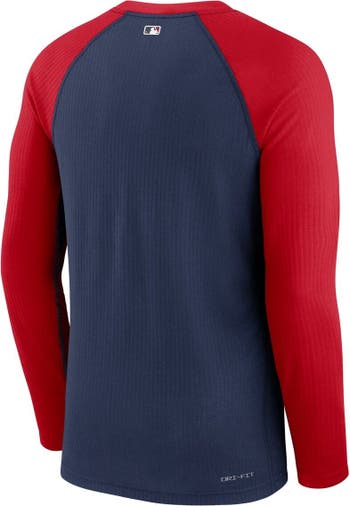 Nike Men's Navy Boston Red Sox Authentic Collection Game Raglan Performance  Long Sleeve T-shirt