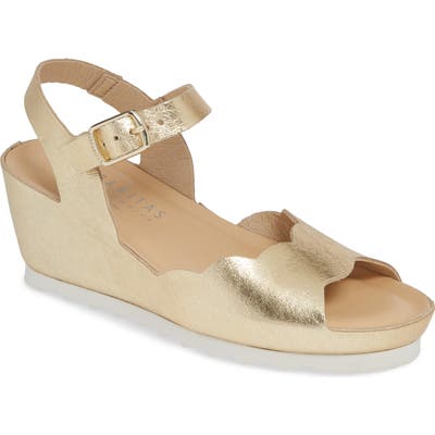Hispanitas Vanetta Wedge Sandal - Metallic