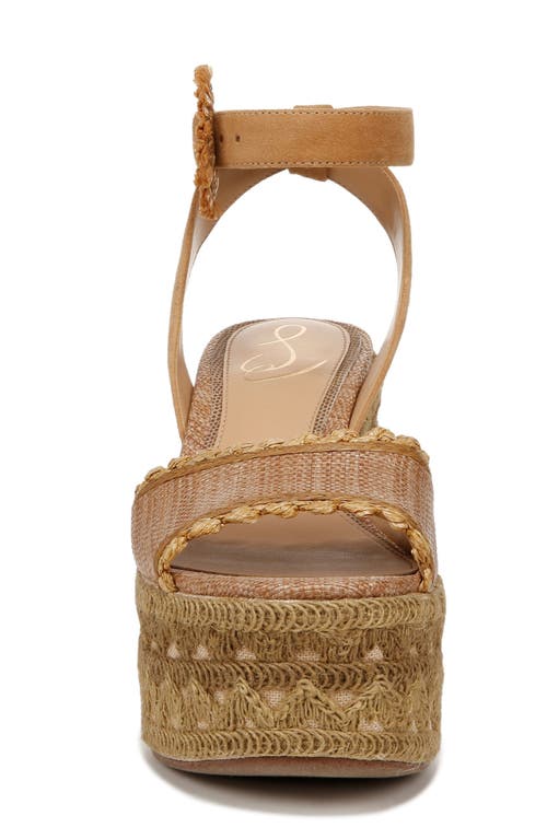 SAM EDELMAN SAM EDELMAN AMBER ESPADRILLE PLATFORM ANKLE STRAP SANDAL 