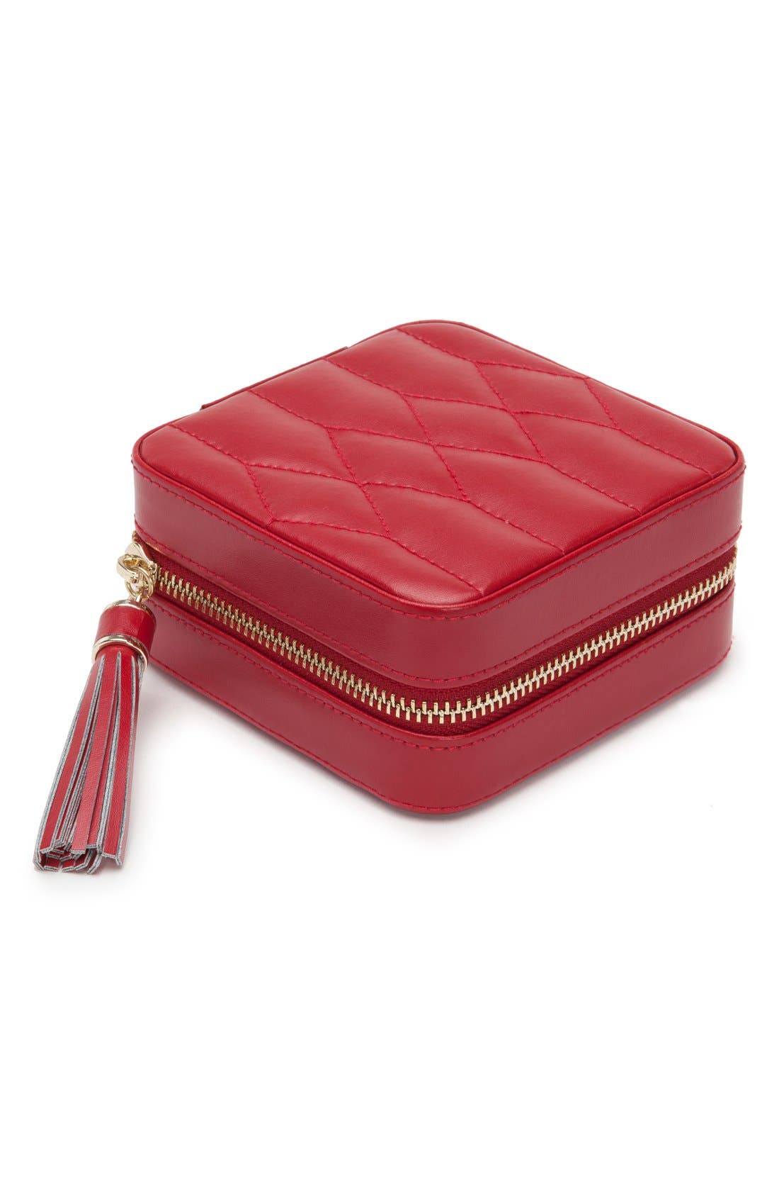 red jewelry pouch